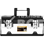Ящик для инструментов Deko Tool box 18M, 18л, 41x23x19см, серебристый/черный 085-3002, фото3