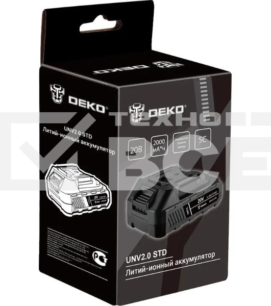 Батарея аккумуляторная Deko UNV2.0 STD 20В 063-4492