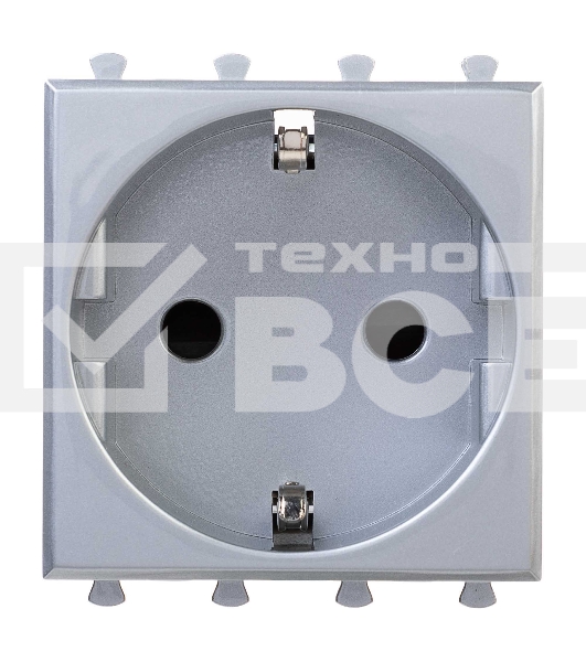 Розетка DKC Avanti 4404002 1-м 2 модуля, 