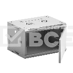 Шкаф телекоммуникационный настенный NEOMAX 6U (600х350), металлическая дверь, замок-ключ (3 шт), разборный, цвет серый (1 коробка) NCB-WM6U-6035MK3-100-GY, фото2