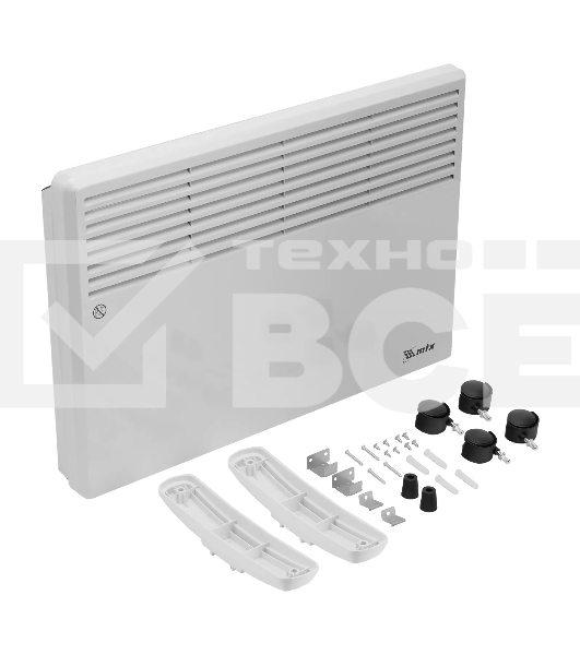 Конвектор MTX CH-1500, белый, 1500 Вт, 20 м2, термостат