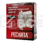 Масляный обогреватель Ресанта ОММ-7Н (7 секций) белый, 700 Вт, 10 м2, термостат 67/3/1, фото11