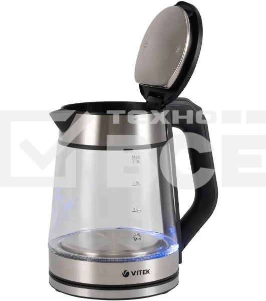 Чайник Vitek VT-1176 черный 2200W 1.7л