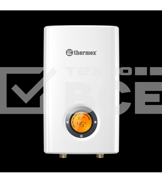 Водонагреватель проточный Thermex Topflow 8000, 8000Вт белый