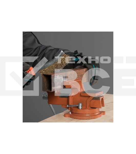 Тиски слесарные Sparta 100мм поворотные с наковальней