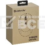 Мышь беспроводная Defender Vision MS-376 черный, 1600 dpi, радиоканал, Bluetooth, USB, кнопки - 4, фото6