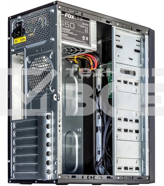 Компьютерный корпус c блоком питания 450 Ватт Case Foxline FL-301, ATX