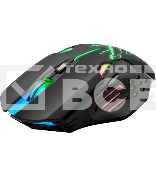 Мышь беспроводная Defender Katana GM-511 черный, 3200 dpi, радиоканал, USB, кнопки - 6