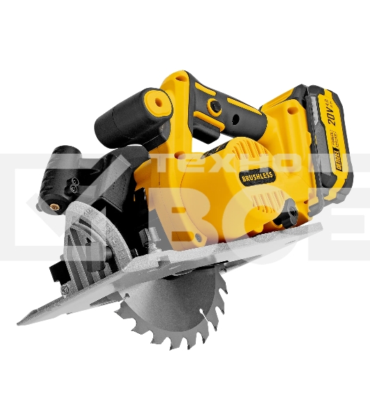 Пила циркулярная аккумуляторная бесщет. Denzel CCSH-BL-20-185, 185 мм, Li-Ion, 20 В