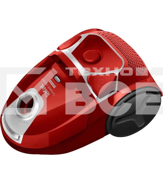 Пылесос Tefal TW3953EA красный/серебристый, 750/750 Вт, уборка сухая, пылесборник мешок 3 л