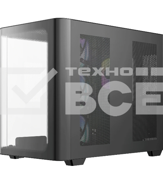 Компьютерный корпус Ocypus Iota C70 BK Curve ARGB Digital (Iota-C70-BKD400CD-GL)