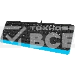 Комплект клавиатура+мышь A4Tech FStyler F1010 проводной, USB, 1600 DPI, чёрный/синий, фото9