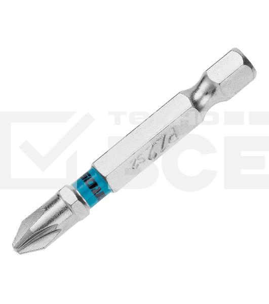 Бита Gross PZ2х50мм, сталь S2, шестигр., 10 шт.