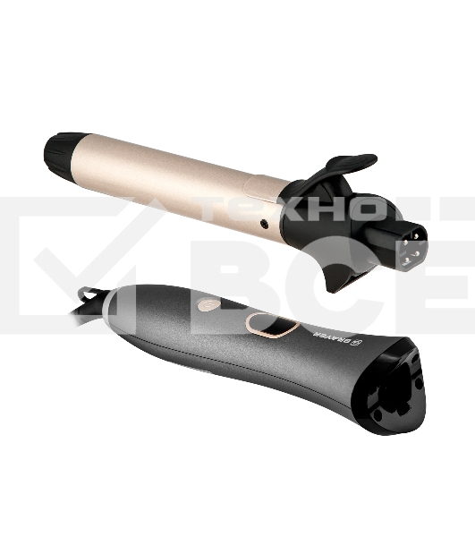 Щипцы для завивки волос BRAYER BR3212 черный, 32 мм, 200 °C, 6 режимов