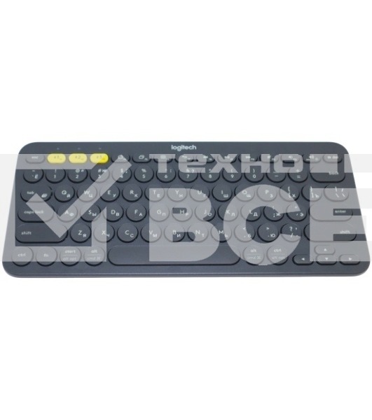 Клавиатура беспроводная Logitech K380 (920-007590) темно-серый (неоригинальная гравировка)