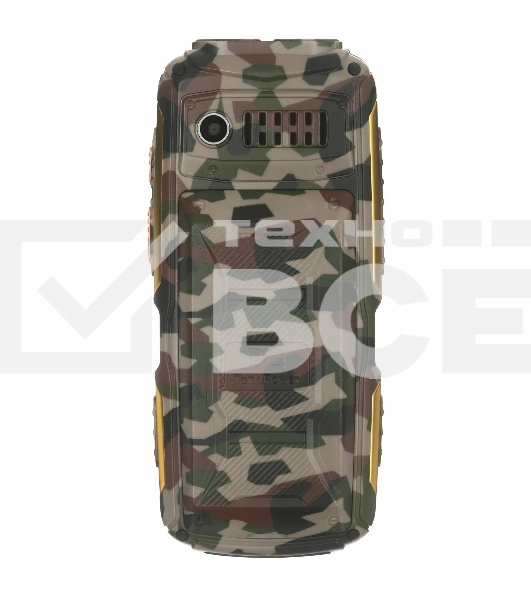 Мобильный телефон BQ 2430 Tank Power камуфляж/золотистый