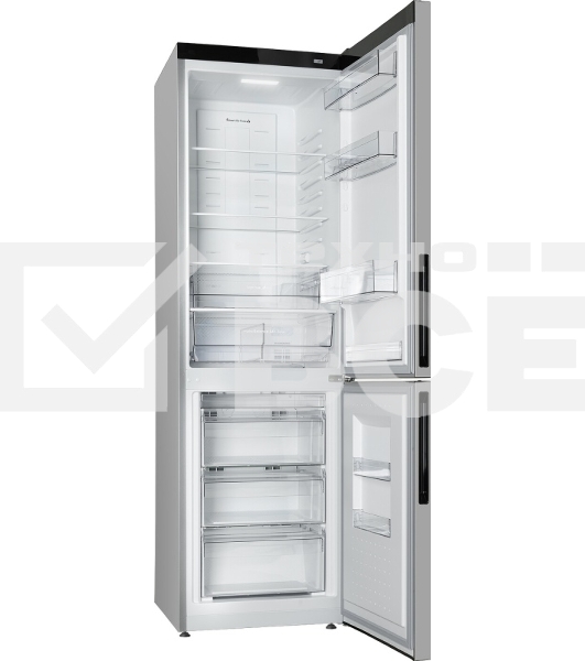 Холодильник Atlant ХМ-4624-181-NL серебристый двухкамерный 235/94л морозилка снизу, No Frost