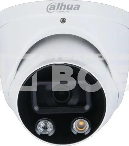 Камера видеонаблюдения IP Dahua DH-IPC-HDW3449HP-AS-PV-0360B-S5 3.6-3.6мм цв. корп.:белый/черный (DH-IPC-HDW3449HP-AS-PV-0360B)