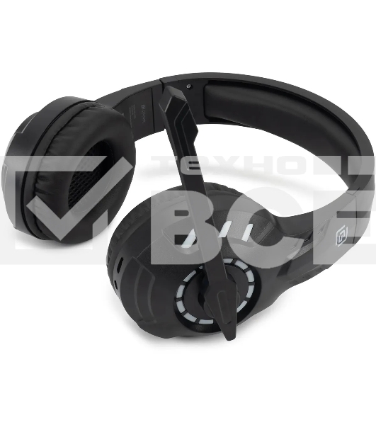Наушники с микрофоном Оклик HS-L420G черный накладные BT оголовье (1939799)