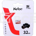 Карта памяти Netac P500 ECO 32GB MicroSDHC C10 up to 80MB/s, retail pack card only, фото2