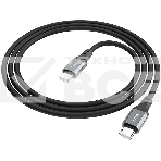 Кабель Hoco Spear X86 TYPE-C TO TYPE-C USB Type-C (m)-USB Type-C (m) 1м черный коробка, фото2