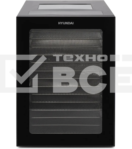 Сушка для фруктов и овощей Hyundai HYFD-8803 28под. 850Вт черный