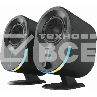 Колонки Оклик OK-303A 2.0 черный 20Вт BT