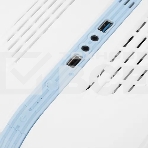 Компьютерный корпус GameMax Centauri, без БП, (ATX,Бело-голуб,USB 3.0, Зак.стек.,1*120мм. RGb, пыл.фильтр), белый/синий, фото7