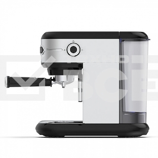 Кофеварка рожковая BQ CM3001 сталь-черный, исп. кофе - молотый, 1 л, 1450 Вт, 15 Бар