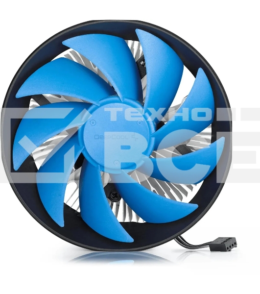 Кулер для процессора DEEPCOOL GAMMA ARCHER PRO V2 черный/синий, 120 мм, алюминий/медь, 1600 об/мин, 21 дБ, 4 pin, 110 Вт, 65.5 мм