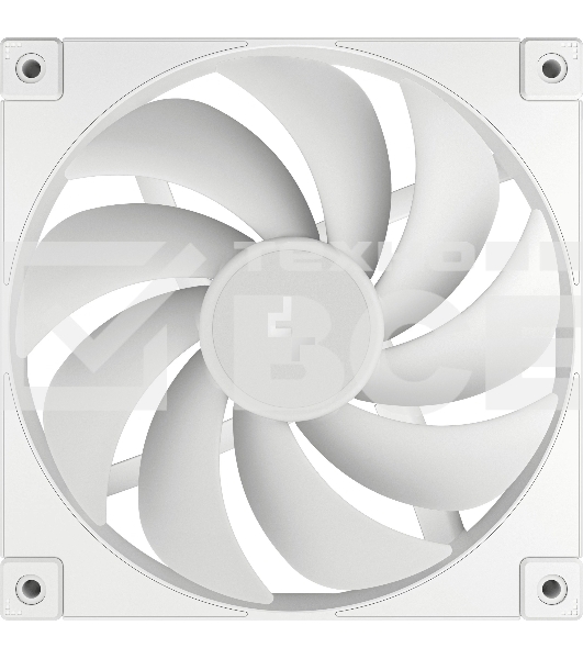 Вентилятор для корпуса DEEPCOOL FD14 белый, 140 мм, 1650 об/мин, 25.6 дБ, 4 pin