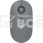 Мышь беспроводная Oklick 408MW графитовый, 1600 dpi, радиоканал, USB, кнопки - 4, фото 1