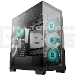 Корпус Deepcool CG580 4F черный без БП ATX 6x120mm 3x140mm 2xUSB3.0 audio bott PSU, фото3