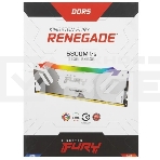 Оперативная память Kingston Fury Renegade, DDR5, 32GB (2x16GB), 6800MHz, CL36, с радиатором, RGB, белый, фото2