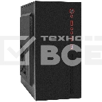 Компьютерный корпус Minitower ExeGate BAA-403U-AA500 (mATX, БП AA500 с вент. 8см, 2хUSB/1хUSB 3.0, HD Audio, черный), фото 1