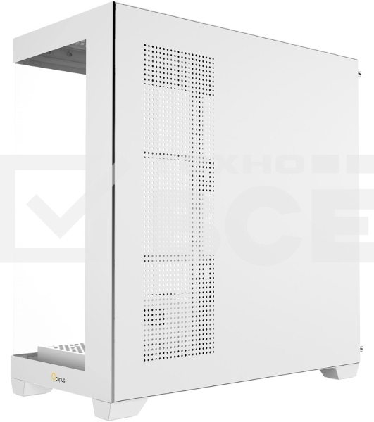 Компьютерный корпус Case Ocypus Gamma C72 WH ATX/win/white/no PSU/Tempered Glass