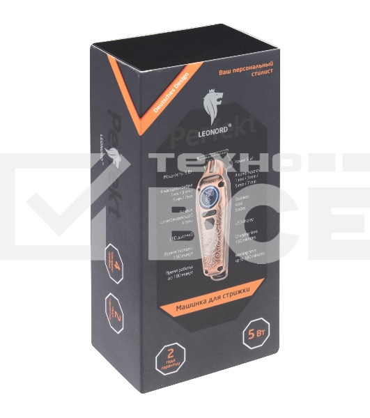 Машинка для стрижки LEONORD LE-1238 (109895) золотистый