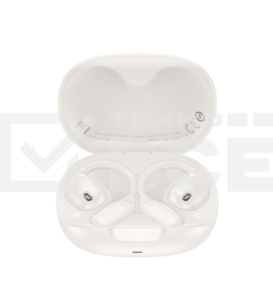 Наушники TWS Borofone BW66 Milky белый, вкладыши, Bluetooth, до 4 ч