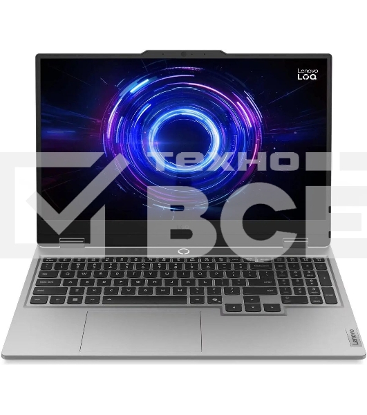 Ноутбук Lenovo LOQ 15IRX10 серый 15.6 FHD/Intel Core i5-13450HX/24Gb/512Gb/RTX 5060 8Gb GDDR7/DOS