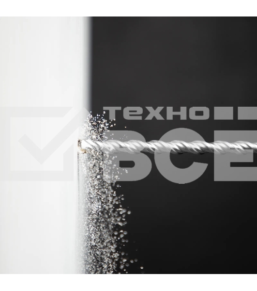 Бур по бетону Denzel двойная спираль, Cobalt W-tip, 12x460 мм, SDS PLUS