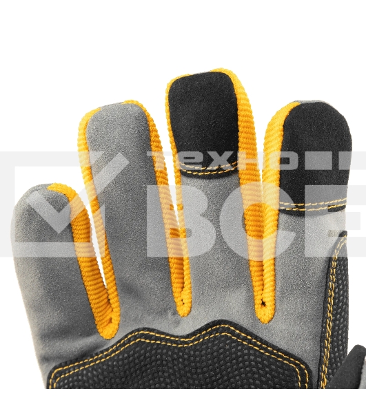 Перчатки универсальные Denzel усиленные, размер 9