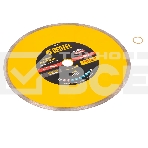 Диск алмазный сплошной Denzel супертонкий, 300 х 25,4 мм, горячее прессование, мокрое резание, фото5