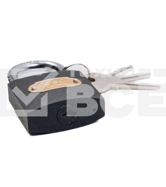 Замок навесной Deli DL508903 стальной, 50мм