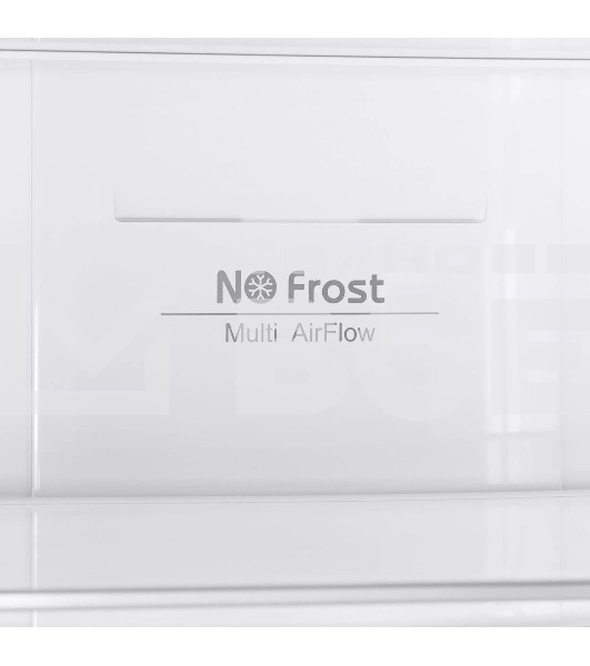 Холодильник Maunfeld MFF185NFW белый глянц. двухкамерный 211/104л морозилка снизу, No Frost