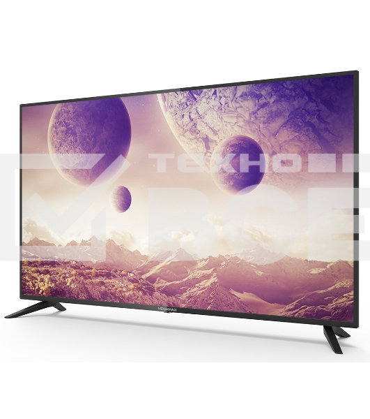 Телевизор MEGAMAX 50' 50MG11USM черный DLED UHD 60Hz Smart TV