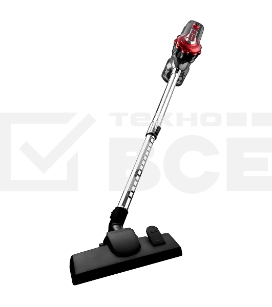 Пылесос вертикальный BRAYER BR4268 серый/красный, питание от сети, 185 Вт, уборка сухая, пылесборник 0,8 л