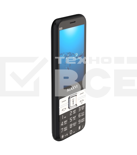 Мобильный телефон Maxvi B33 black