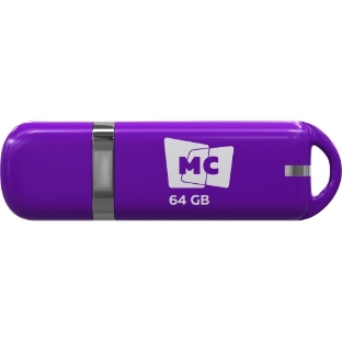 Флешка USB MORE CHOICE МФБ64 Purple (4620202558923), 64GB, USB 3.0, R/W 25/15, фиолетовый