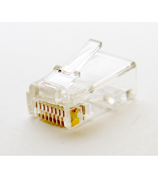 Коннектор LAN RJ-45 (8P8C), категория 5E. В упаковке 100 шт.