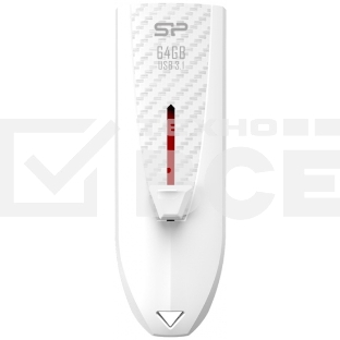 Флешка USB Silicon Power R/W 64Gb Blaze B25 SP064GBUF3B25V1W USB3.0 белый